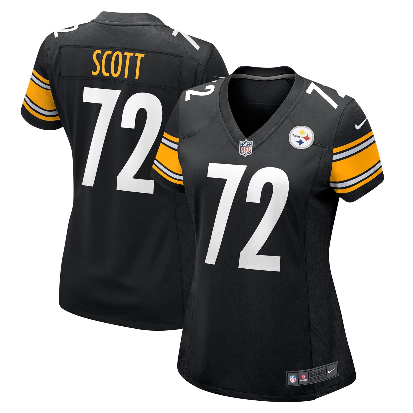 Trent Scott Pittsburgh Steelers Nike Women's Game Player Jersey - Black