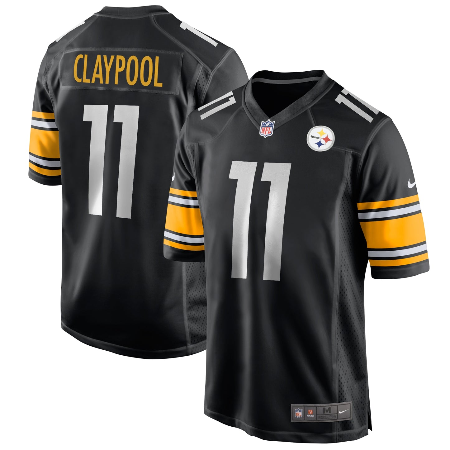 Chase Claypool Pittsburgh Steelers Nike Player Game Jersey - Black