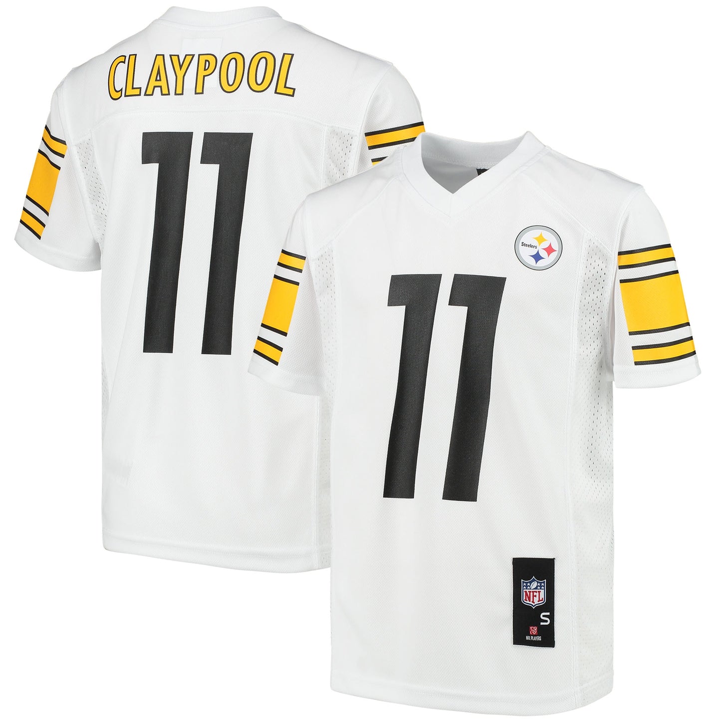 Chase Claypool Pittsburgh Steelers Youth Replica Player Jersey - White