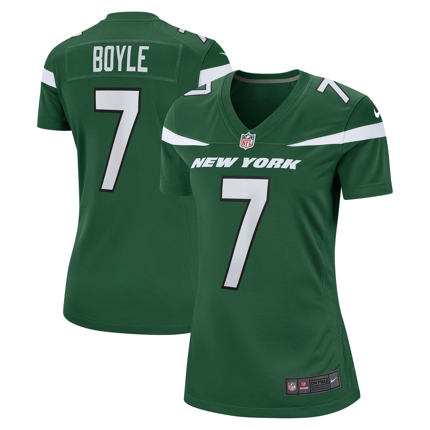 Tim Boyle New York Jets Nike Women's Game Jersey - Gotham Green