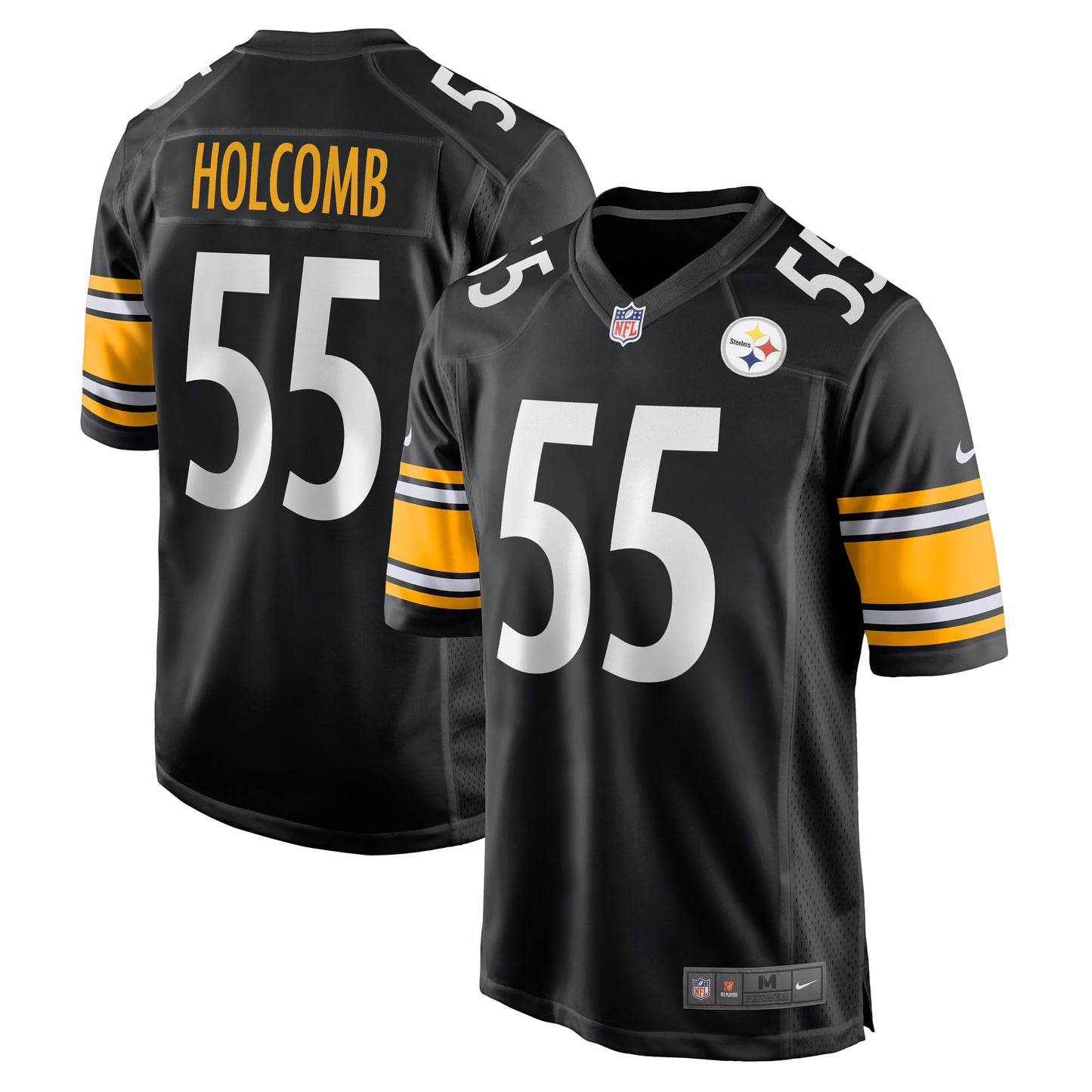 Cole Holcomb Pittsburgh Steelers Nike Game Player Jersey - Black