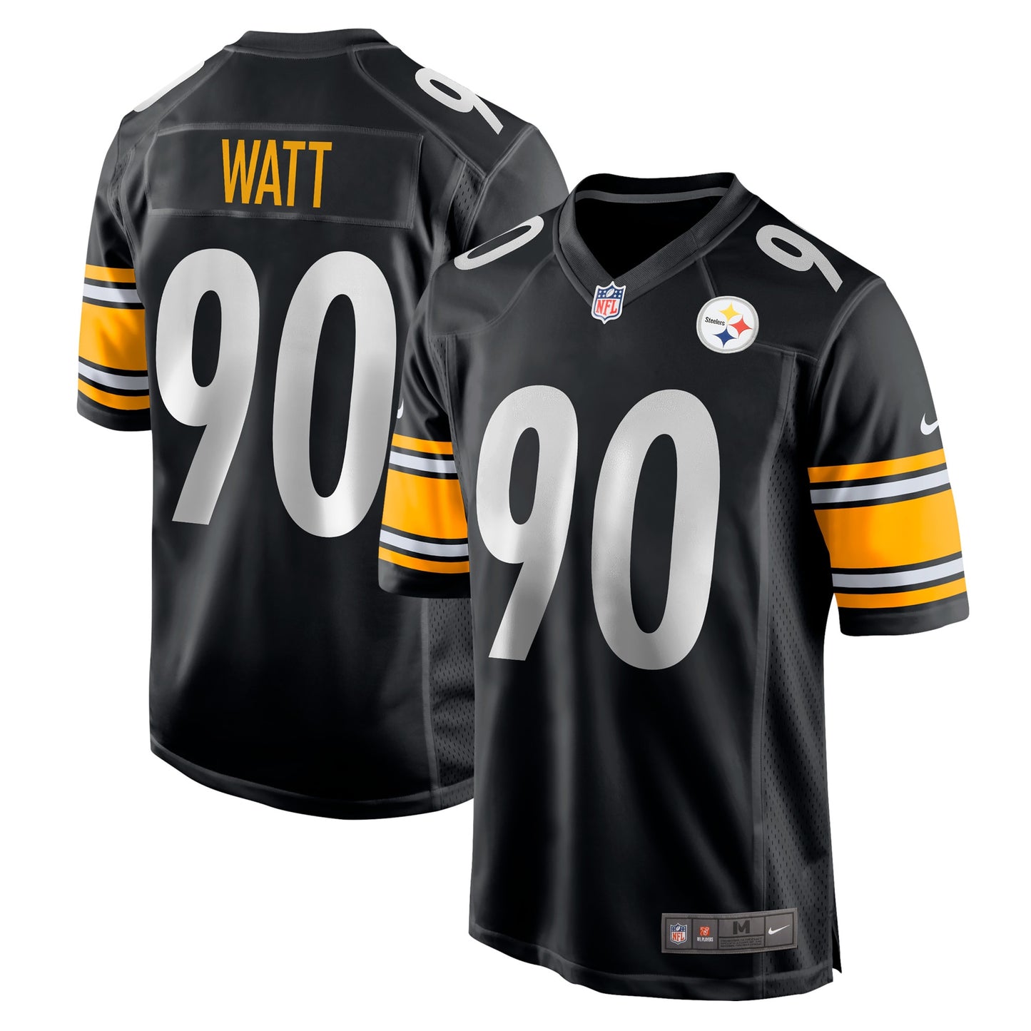 T.J. Watt Pittsburgh Steelers Nike Game Team Jersey - Black