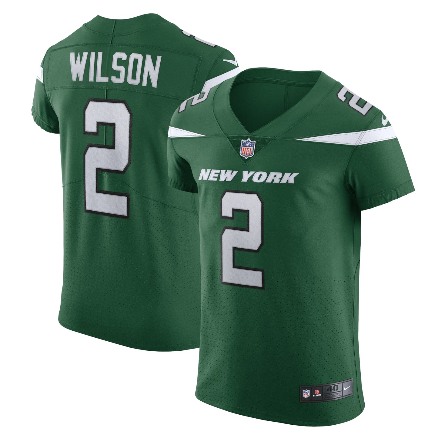 Zach Wilson New York Jets Nike Vapor Elite Jersey - Gotham Green