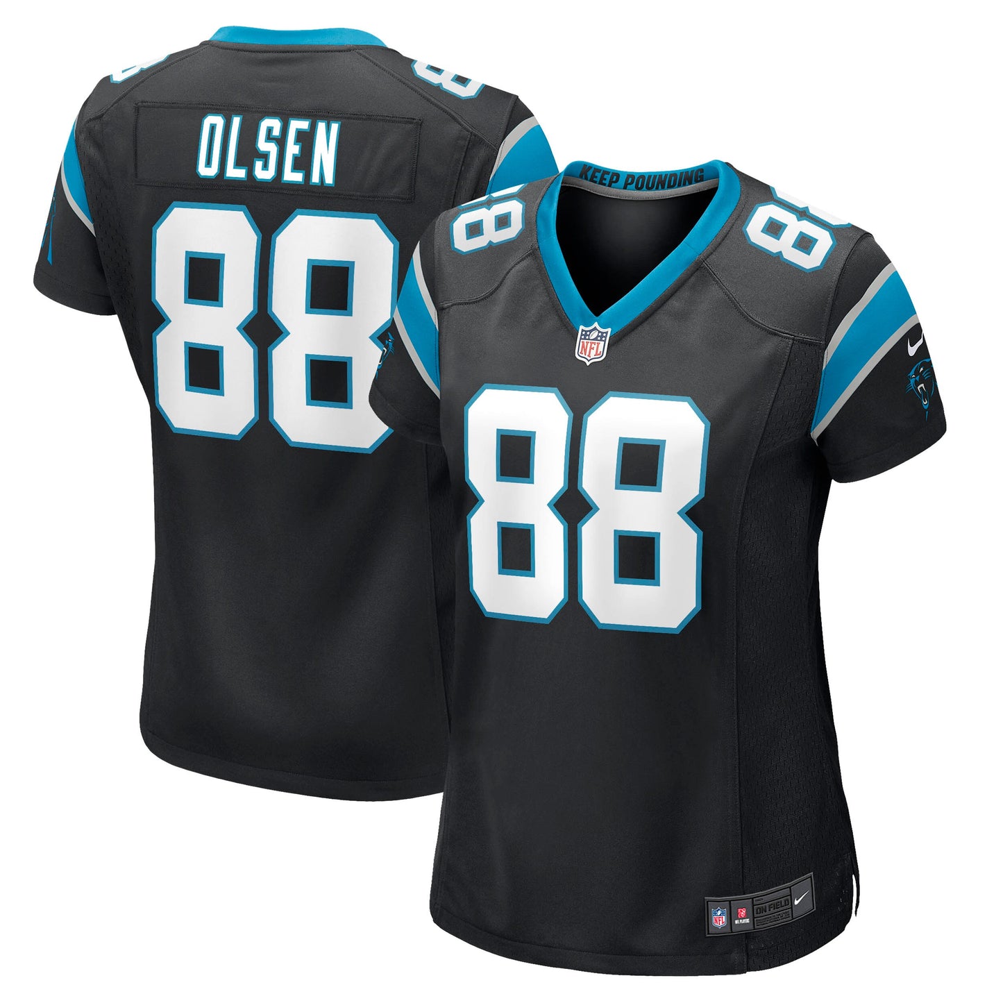 Greg Olsen Carolina Panthers Nike Women's Player Jersey - Black