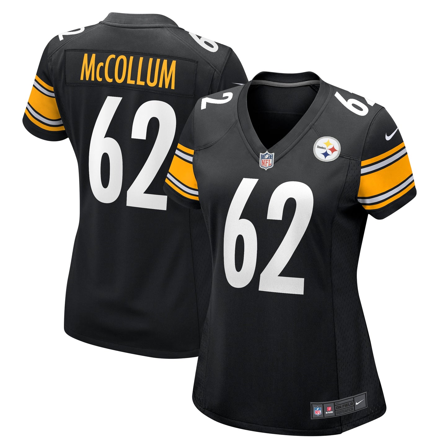 Ryan McCollum Pittsburgh Steelers Nike Women's Game Player Jersey - Black
