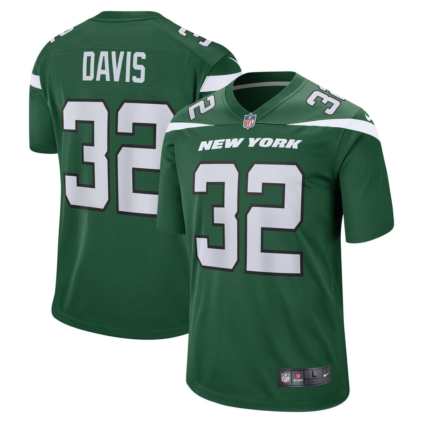 Ashtyn Davis New York Jets Nike Game Jersey - Gotham Green