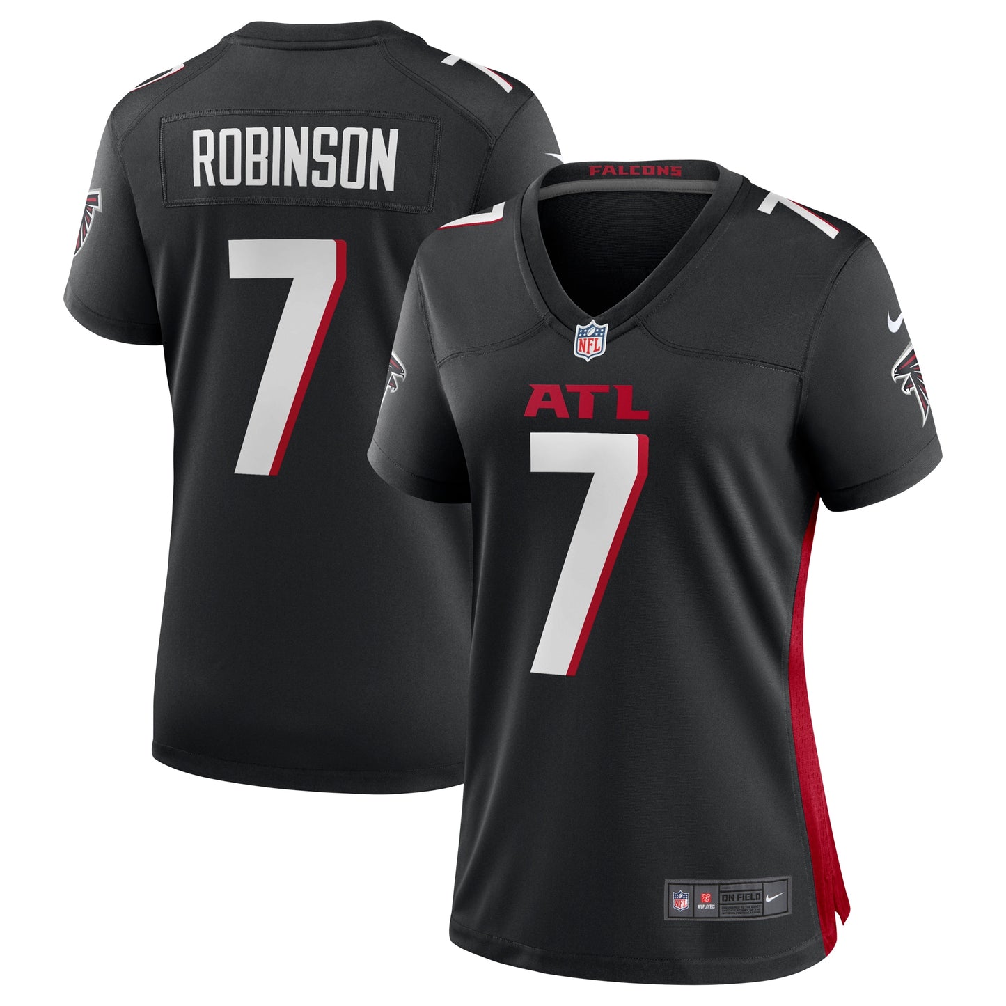 Bijan Robinson Atlanta Falcons Nike Women's Player Jersey - Black