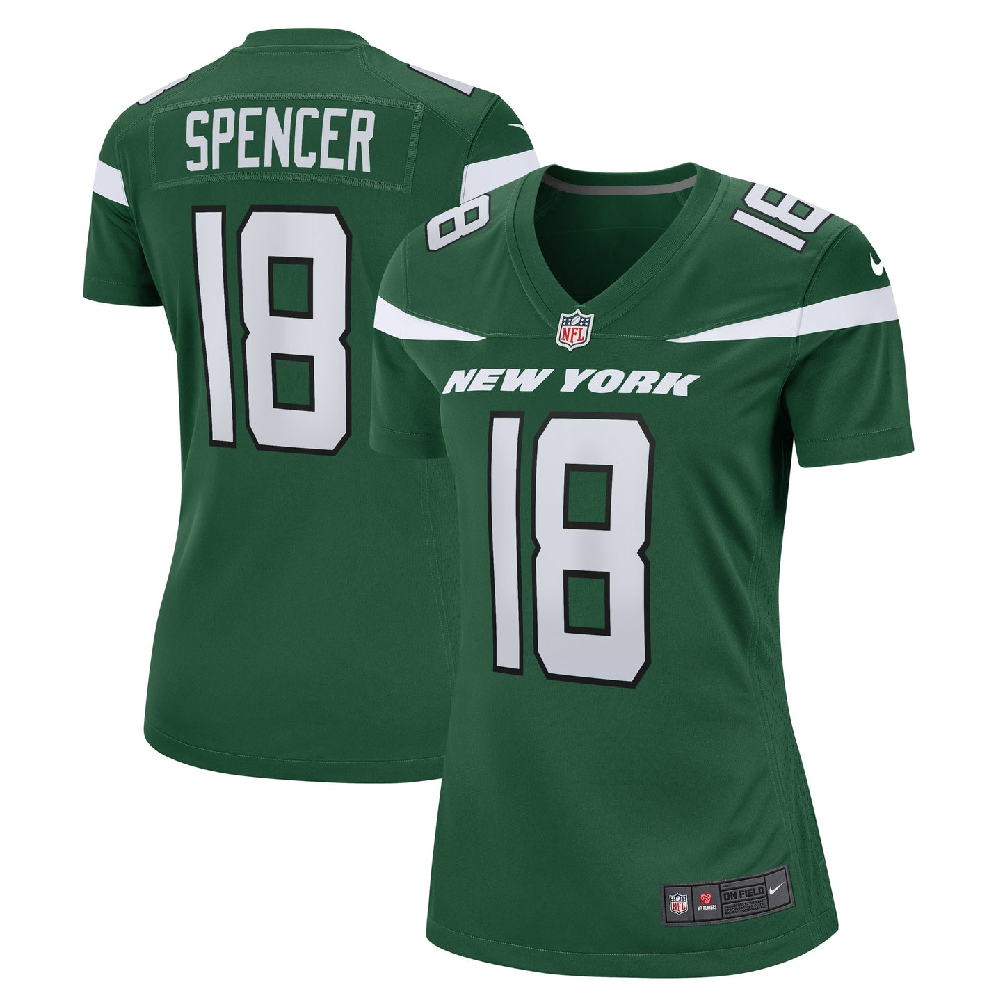 Diontae Spencer New York Jets Nike Women's Game Player Jersey - Gotham Green