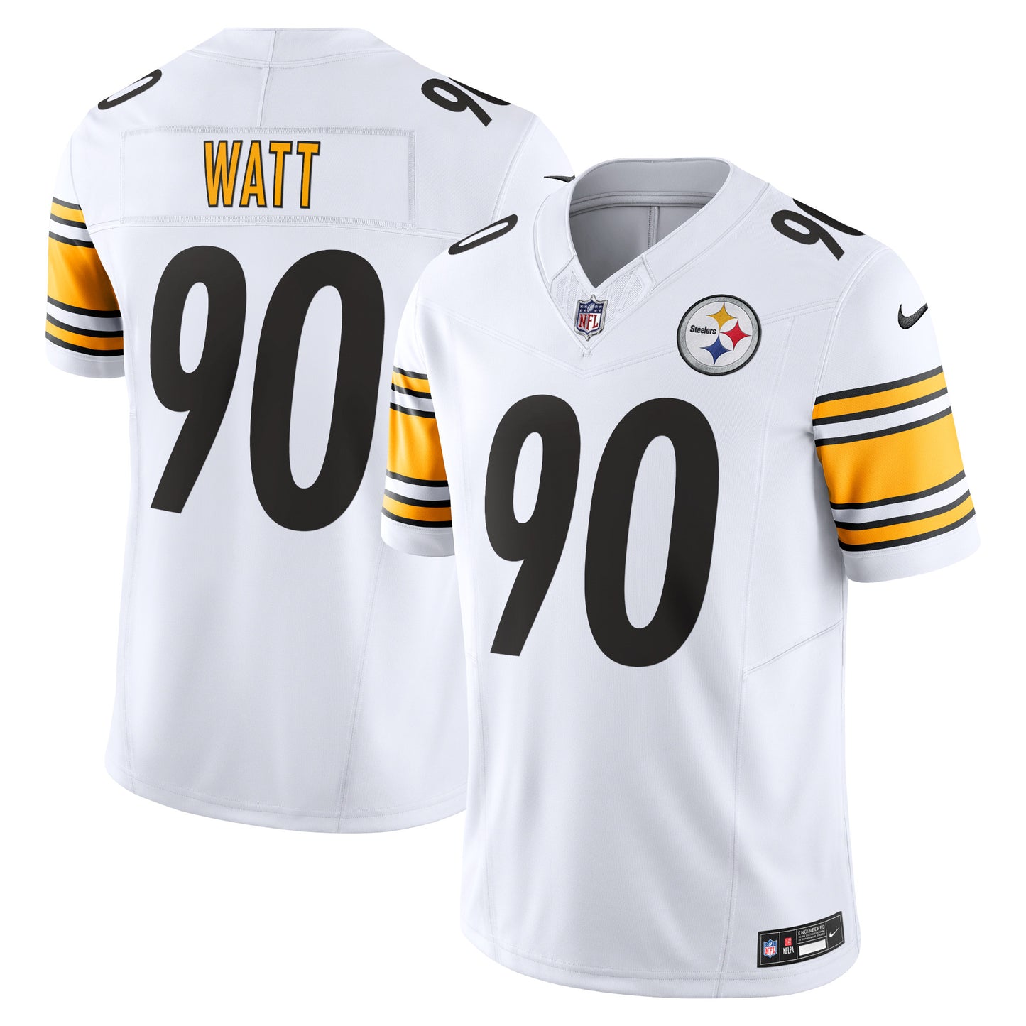 T.J. Watt Pittsburgh Steelers Nike Vapor F.U.S.E. Limited Jersey - White