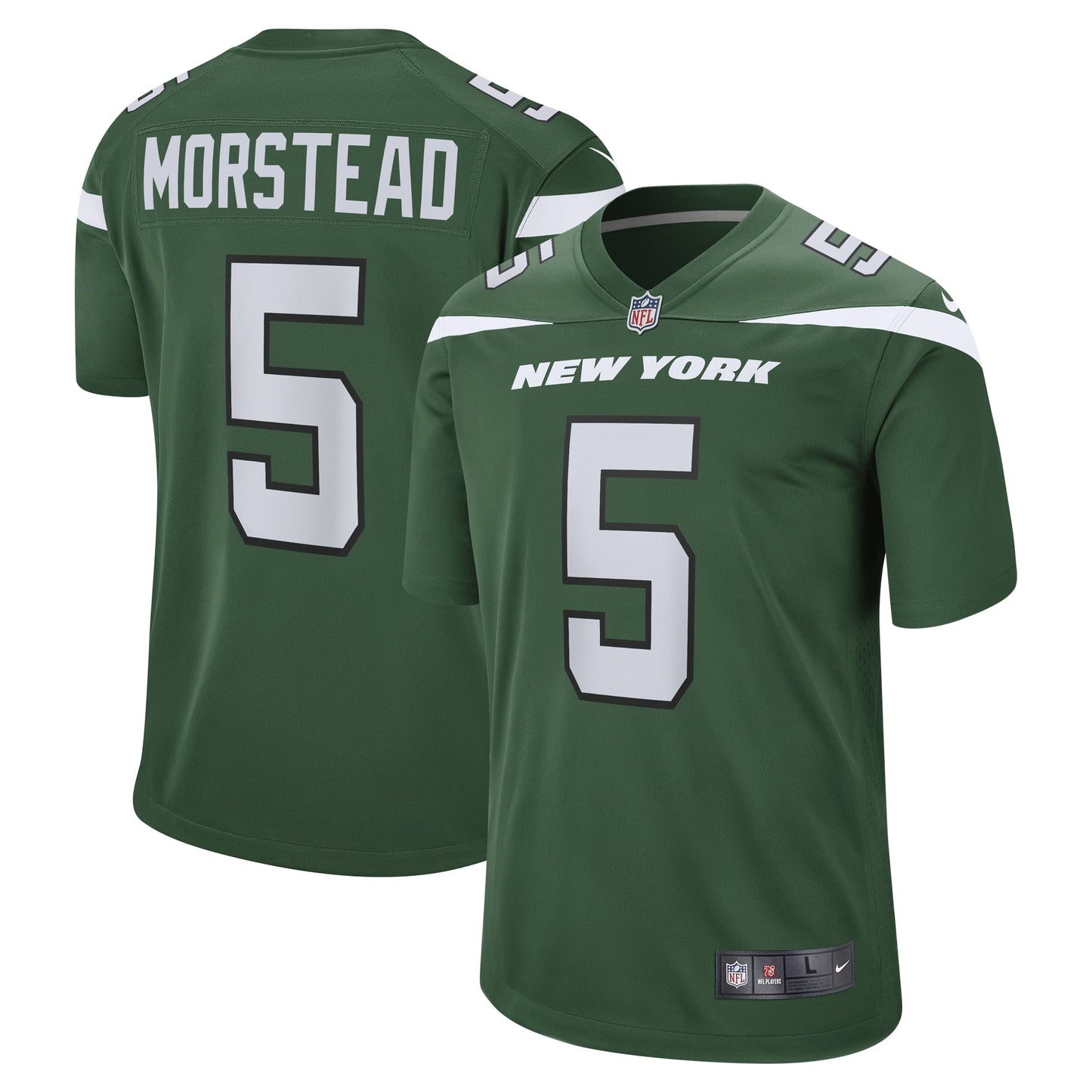 Men's Nike Thomas Morstead Gotham Green New York Jets Game Player Jersey