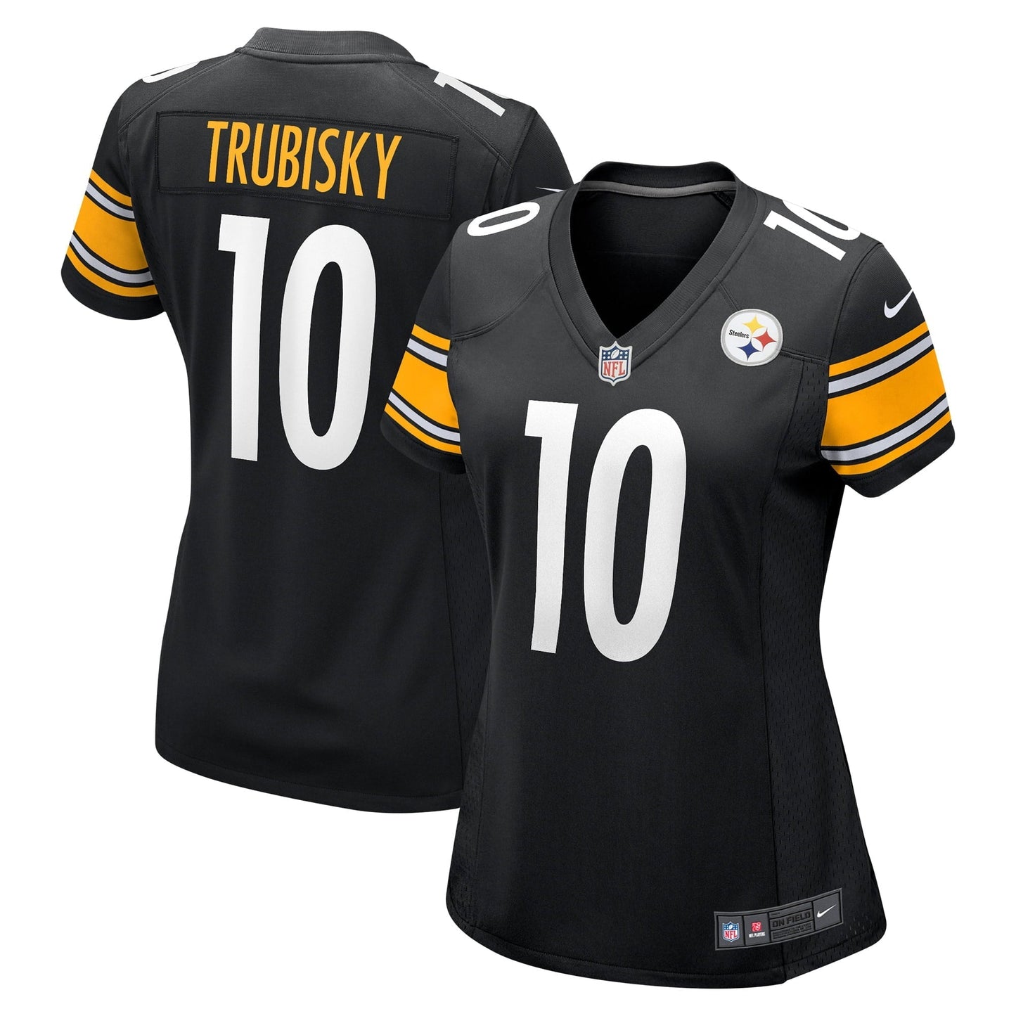Women's Nike Mitchell Trubisky Black Pittsburgh Steelers Game Jersey