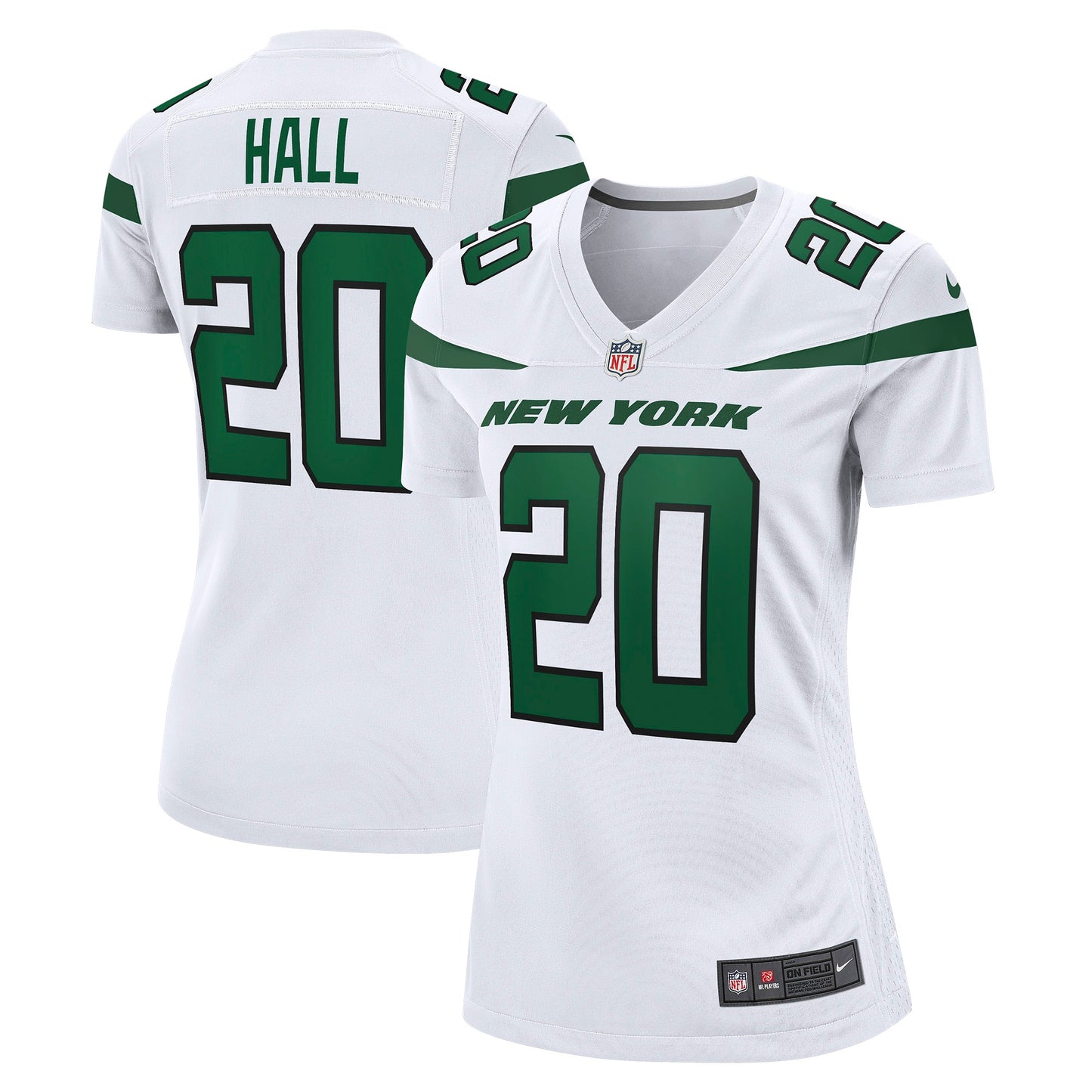 Breece Hall New York Jets Nike Women's Away Game Player Jersey - White