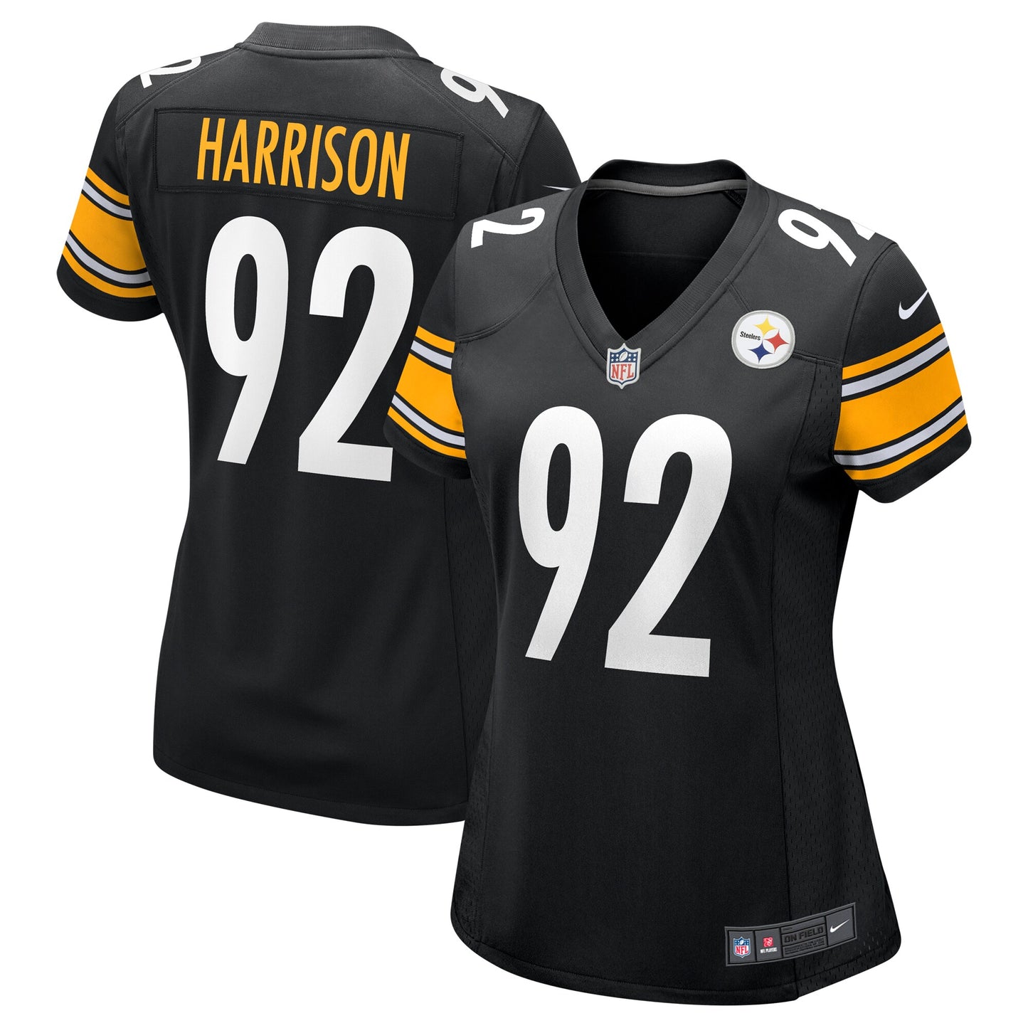 James Harrison Pittsburgh Steelers Nike Women's Retired Game Jersey - Black