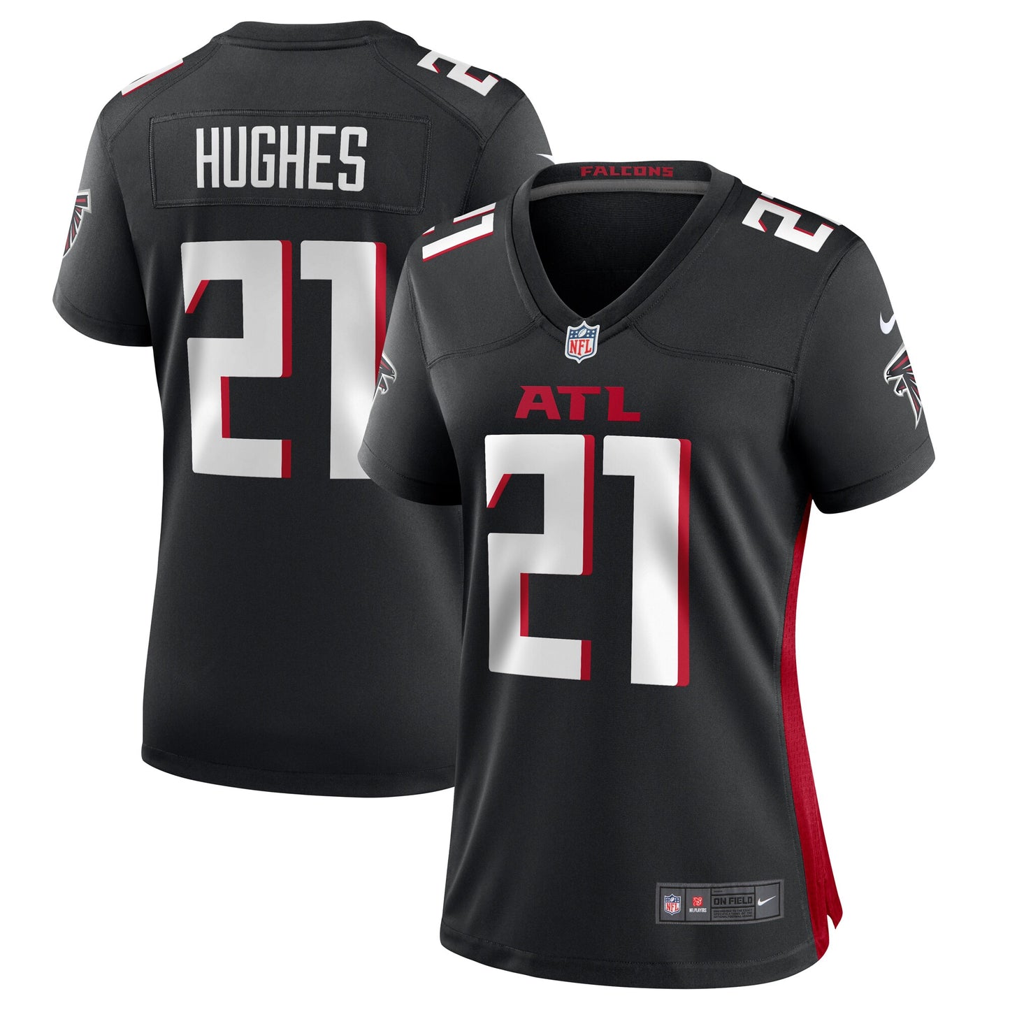 Mike Hughes Atlanta Falcons Nike Women's Game Player Jersey - Black